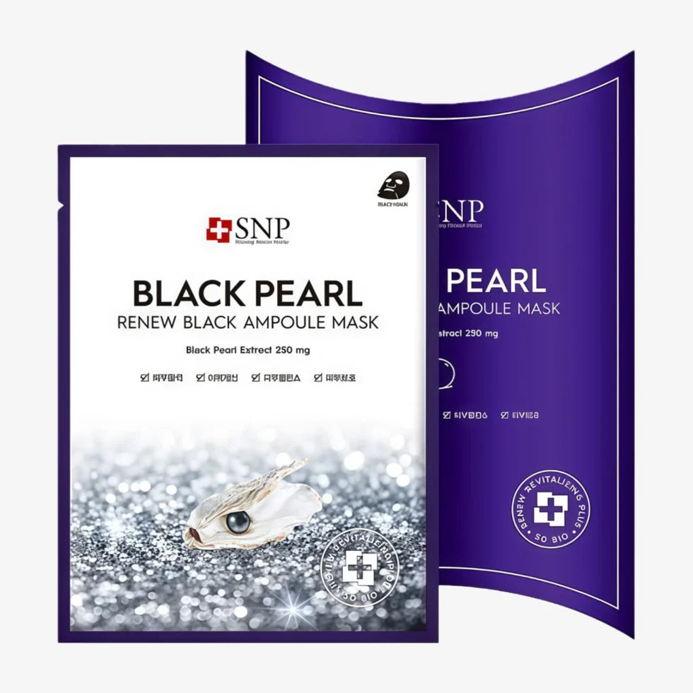 SNP Black Pearl Renew Ampoule Mask (10pc)