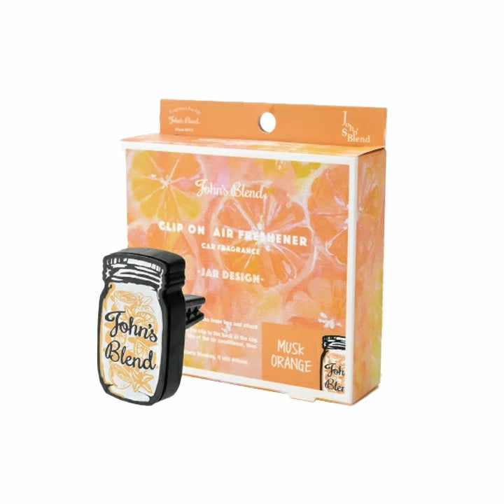 JOHN’S BLEND 车载夹式香氛 Musk Orange 橙香麝调 清新提神