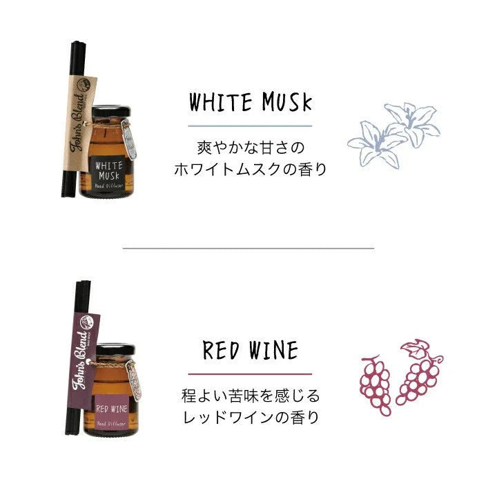 JOHN’S BLEND 室内无火藤条香薰  红酒香