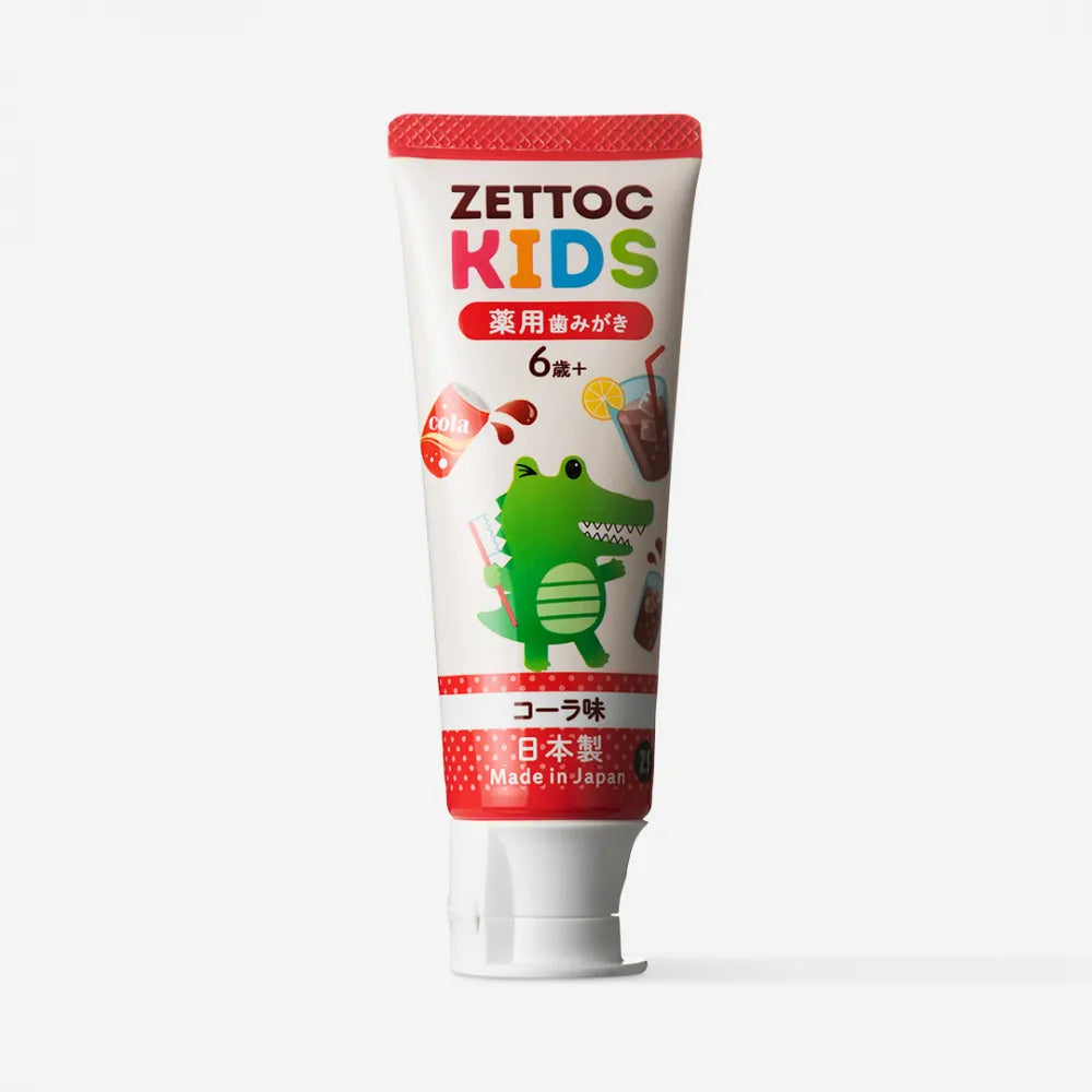 ZETTOC 儿童牙膏 可乐味 70g 趣味护齿 温和防蛀