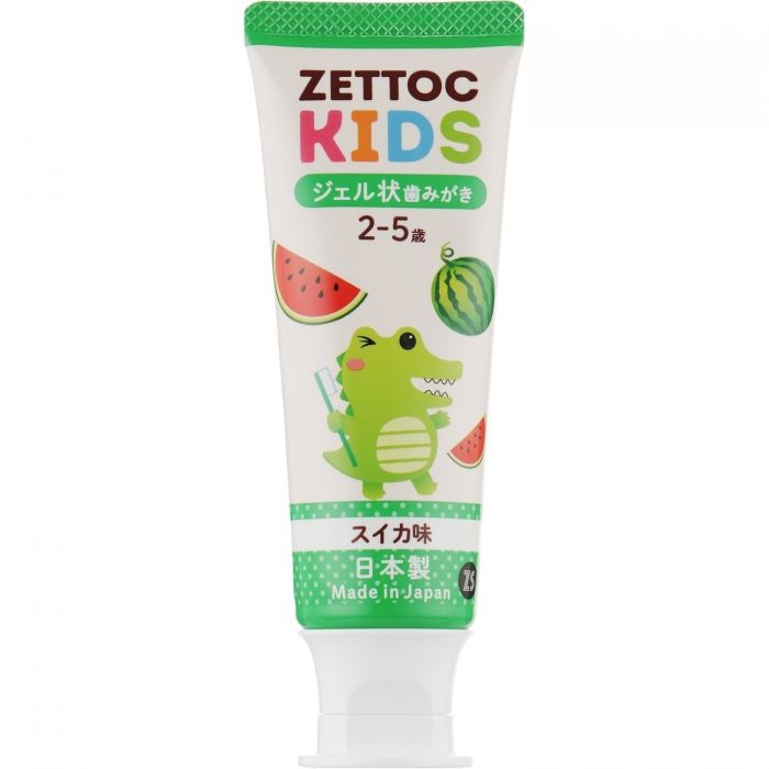 ZETTOC 儿童牙膏 西瓜味 70g 温和防蛀 口气清新