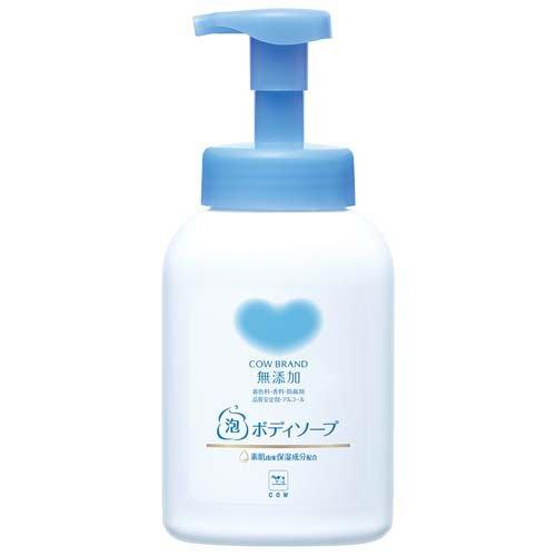 COW BRAND Additive Free Foam Body Soap: Gentle & Sensitive Skin (500ml)
