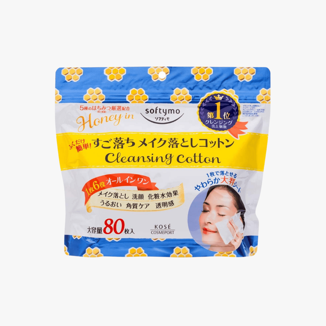 KOSE Softymo 卸妆棉湿巾 80片 温和清洁