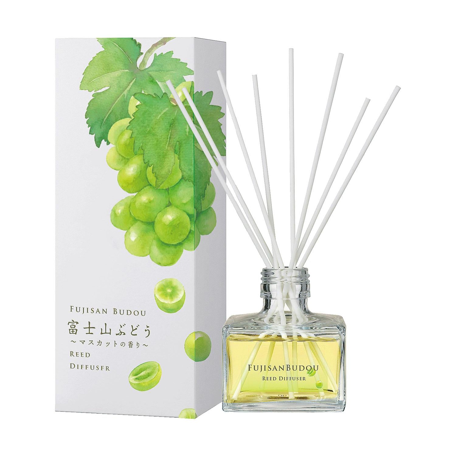 BIKEN Fujisan Budou Reed Diffuser: Japanese Grape Fragrance