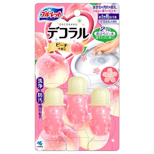 小林制药 马桶清洁泡腾片 桃子香型 3片装