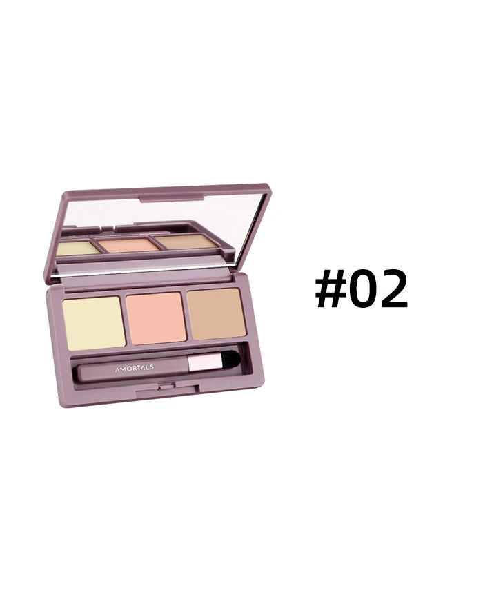 AMORTALS Flawless 3-Color Concealer Palette (2 Shade Options)