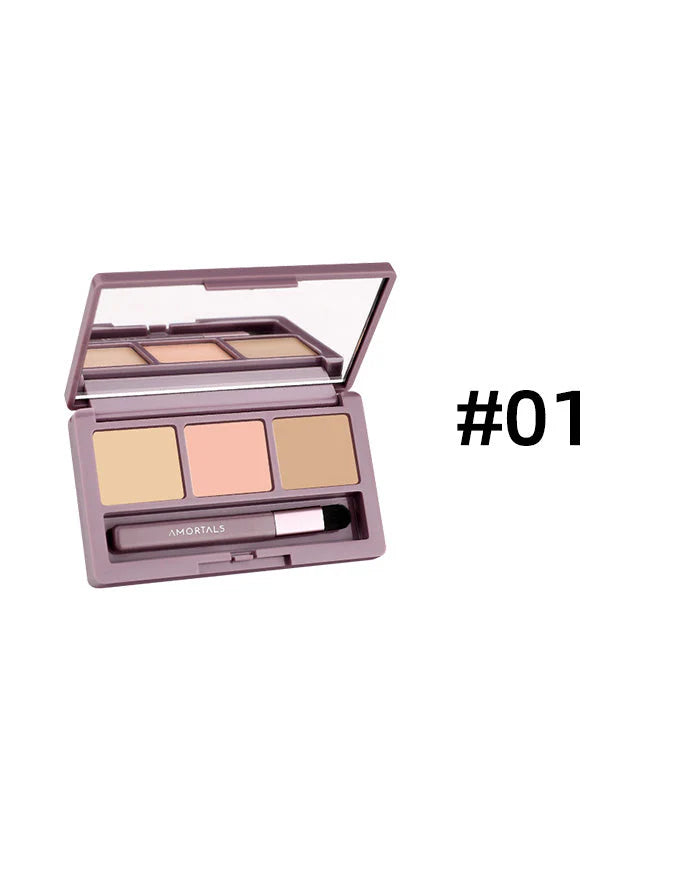 AMORTALS Flawless 3-Color Concealer Palette (2 Shade Options)