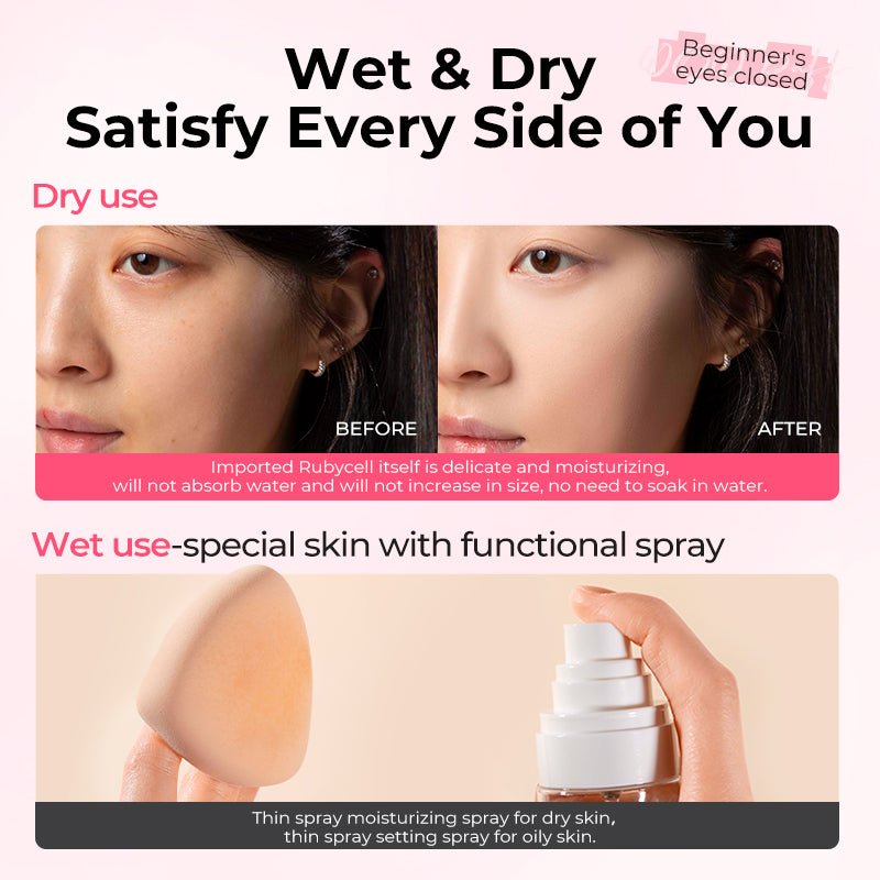 BLJ标记 尖子生棉花糖粉扑 2枚装