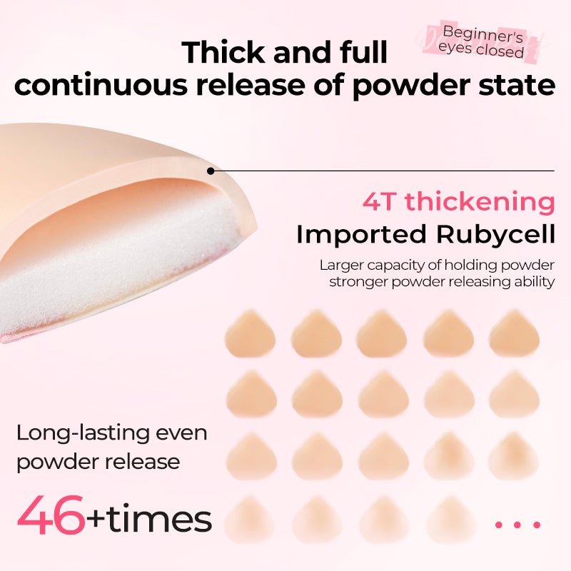 BLJ标记 尖子生棉花糖粉扑 2枚装