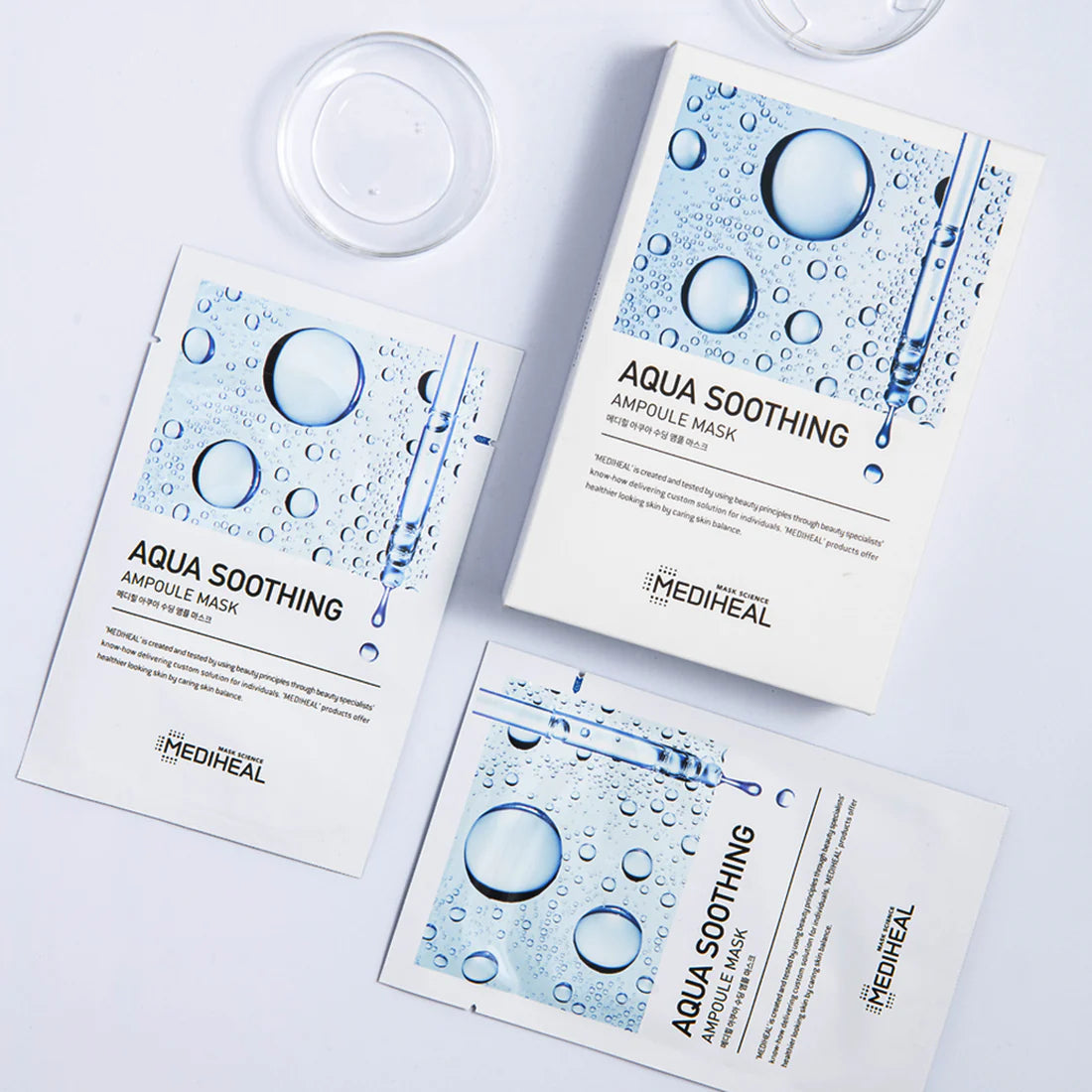 MEDIHEAL Aqua Soothing Ampoule Mask (10 Pcs)