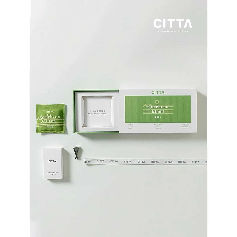 CITTA Car Fragrance Diffuser (Green): Fresh & Uplifting Scent