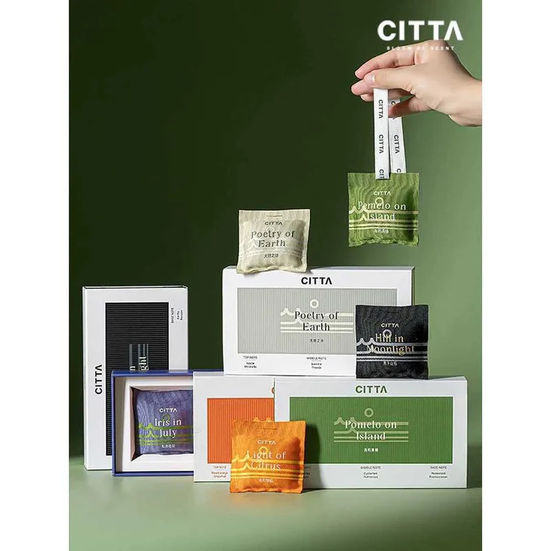 CITTA Car Fragrance Diffuser (Green): Fresh & Uplifting Scent