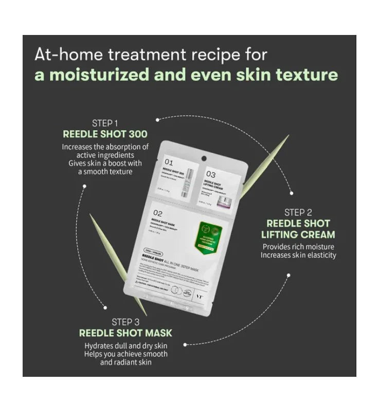 VT 多效合一三步面膜 微针精华款