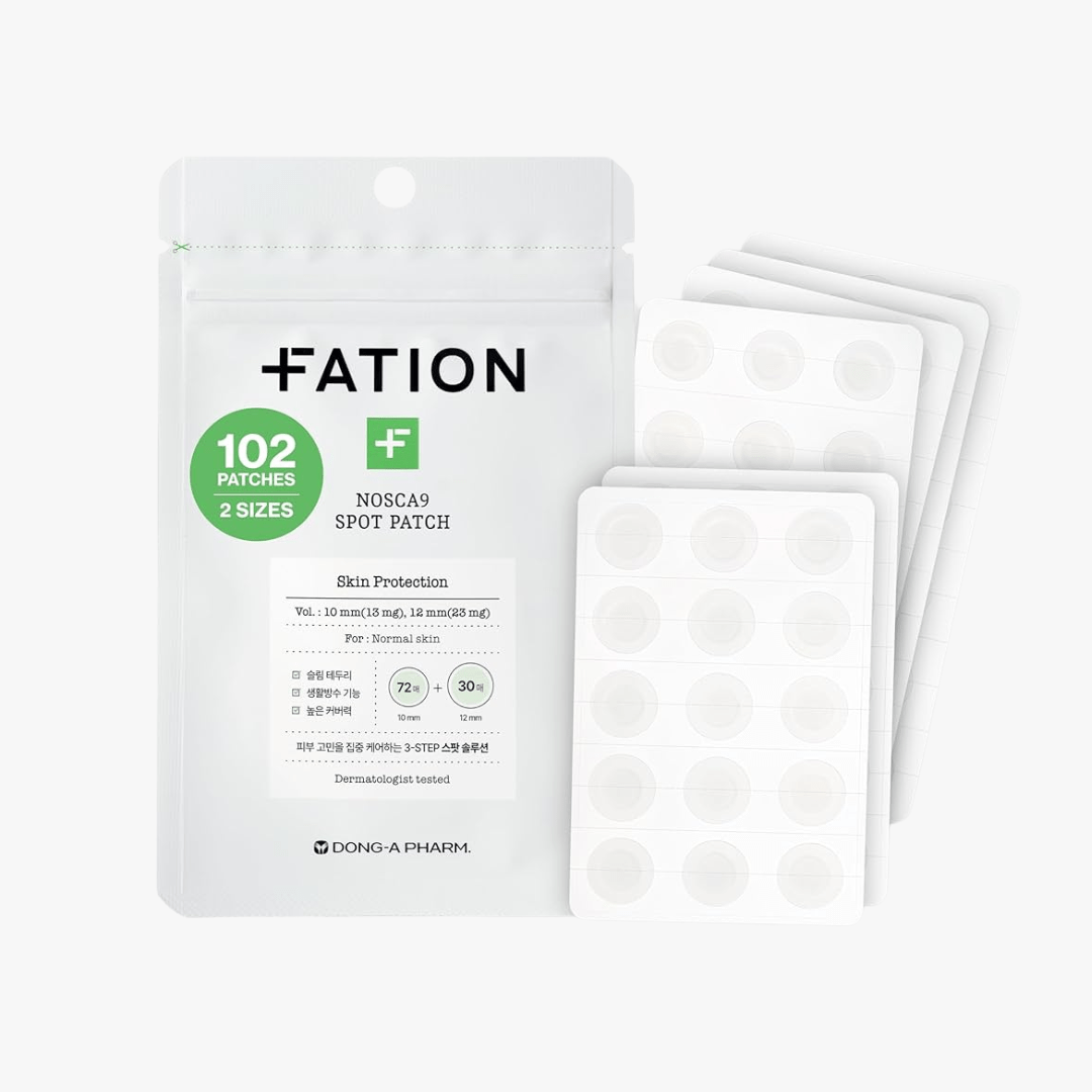 FATION Nosca9 Spot Patch: Targeted Acne Healing & Blemish Protection