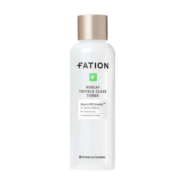 FATION Nosca9 Trouble Clear Toner: Soothing Care for Acne-Prone Skin (200ml)