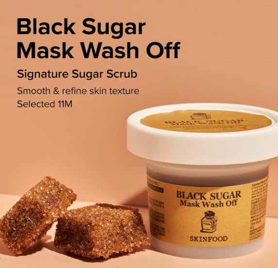 SKINFOOD Black Sugar Mask Wash Off 120g