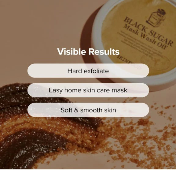 SKINFOOD Black Sugar Mask Wash Off 120g