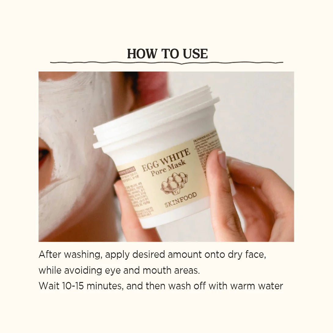 SKINFOOD Egg White Pore Mask 120g