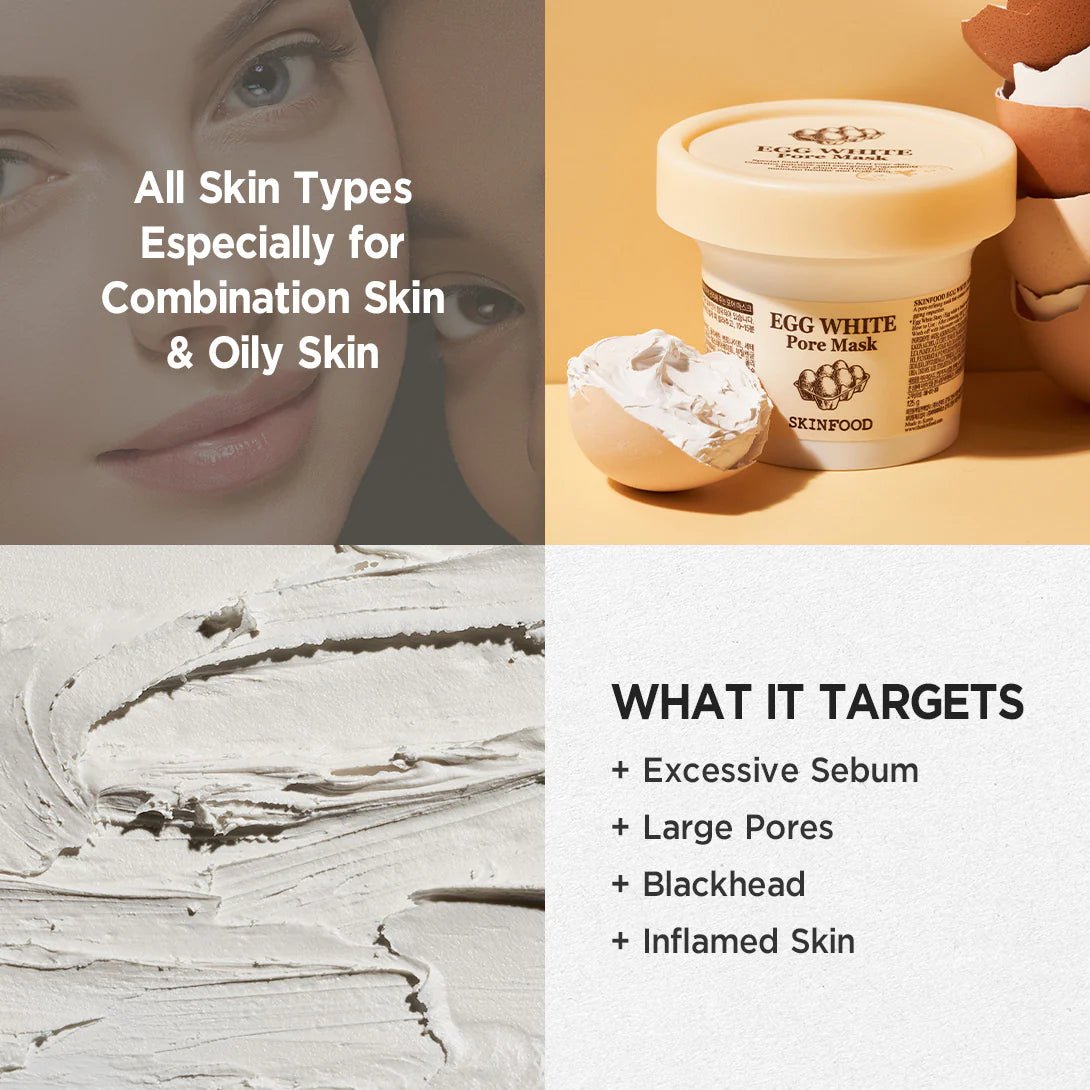 SKINFOOD Egg White Pore Mask 120g