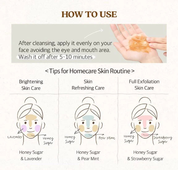 SKINFOOD 食物面膜-蜂蜜糖 120g