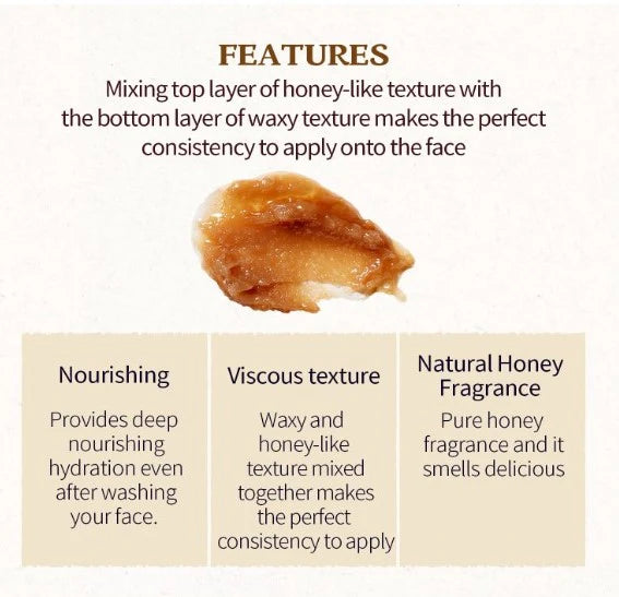 SKINFOOD 食物面膜-蜂蜜糖 120g