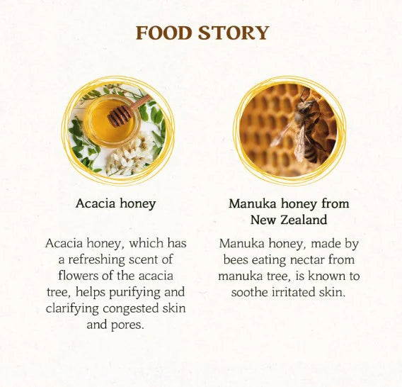 SKINFOOD 食物面膜-蜂蜜糖 120g