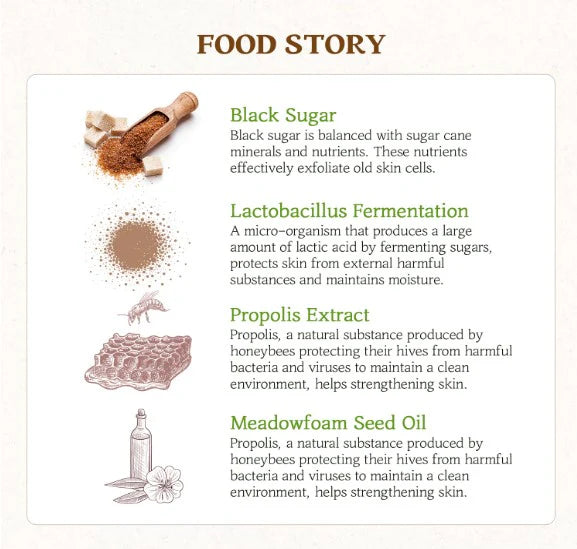 SKINFOOD 食物面膜-蜂蜜糖 120g