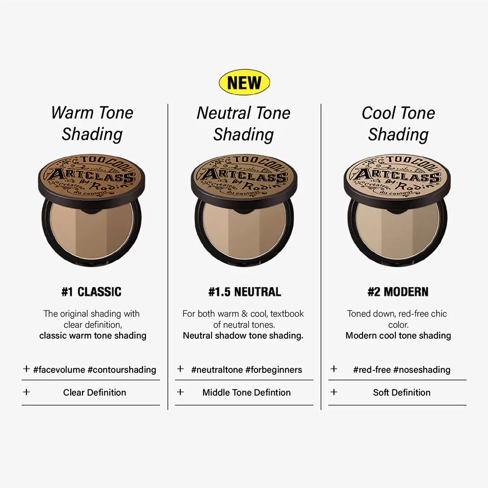 TOO COOL FOR SCHOOL 三色修容盘+修容刷 3色选