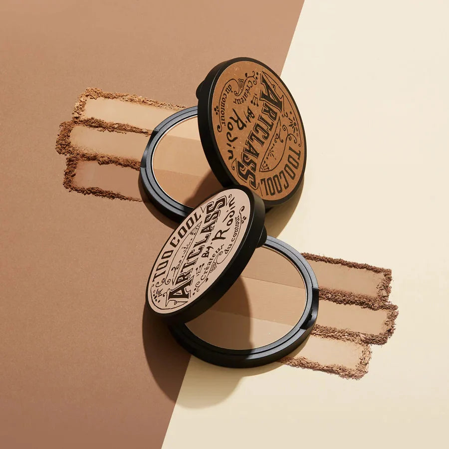 TOO COOL FOR SCHOOL 三色修容盘+修容刷 3色选