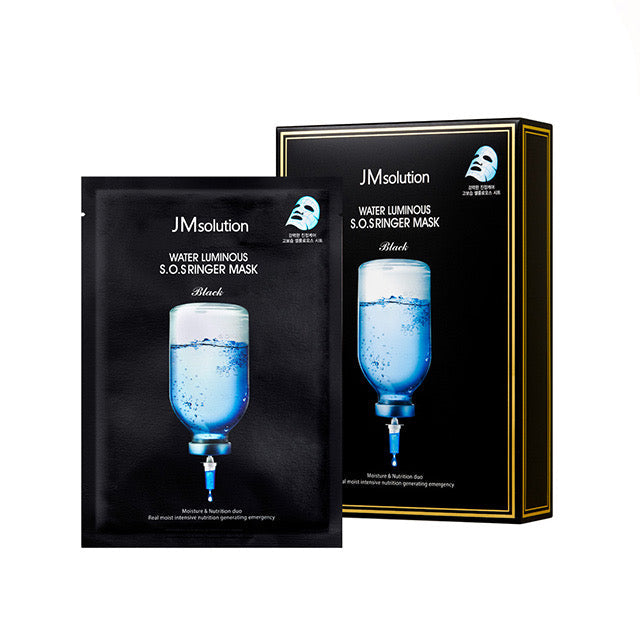 JMSolution SOS Ringer Water Luminous Mask (10 Sheets): Instant Hydration & Glow