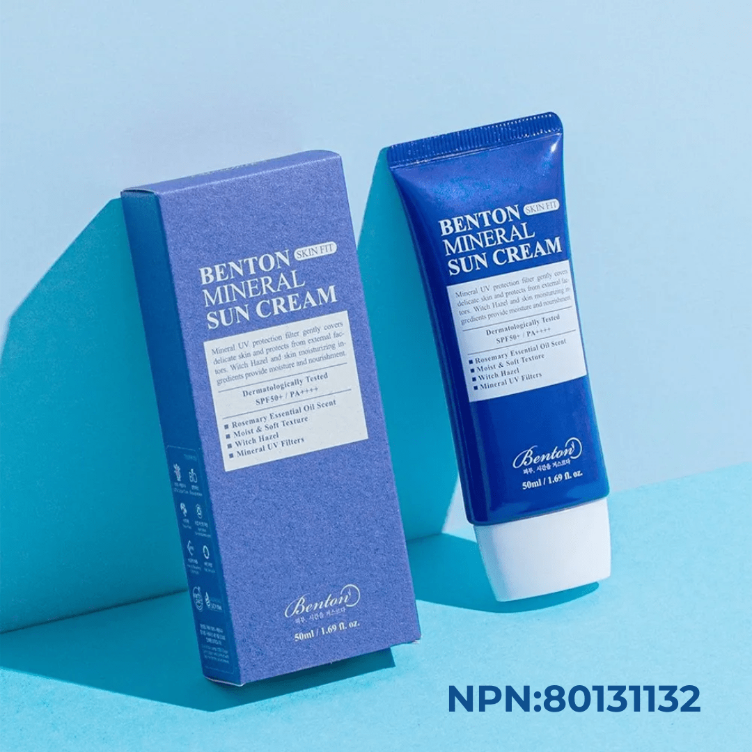 BENTON Skin Fit Mineral Sun Cream SPF 50+: Non-Nano & Calming (50ml)