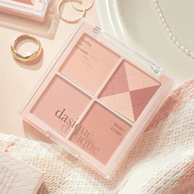 DASIQUE Blending Mood Cheek Palette: Soft Focus K-Beauty Blush