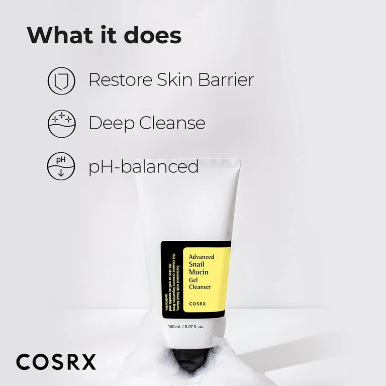 COSRX 蜗牛啫喱洗面奶 150毫升