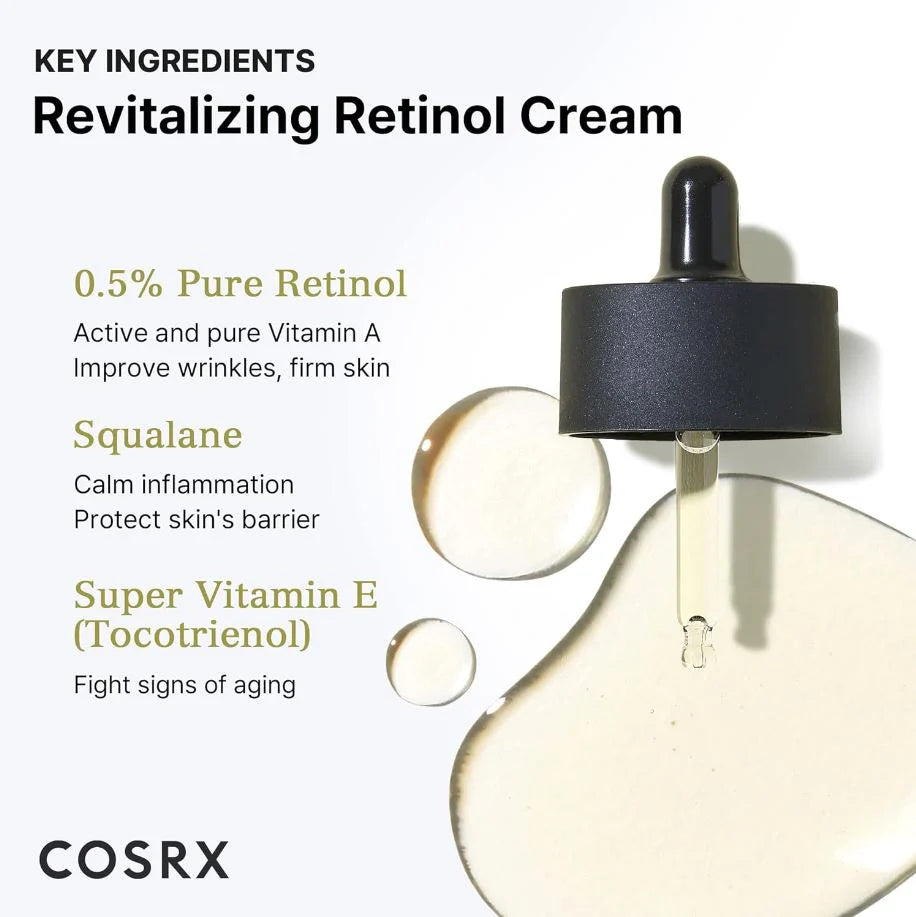 COSRX 视黄醇抗老精华油 20ml 淡纹紧致 改善肌理