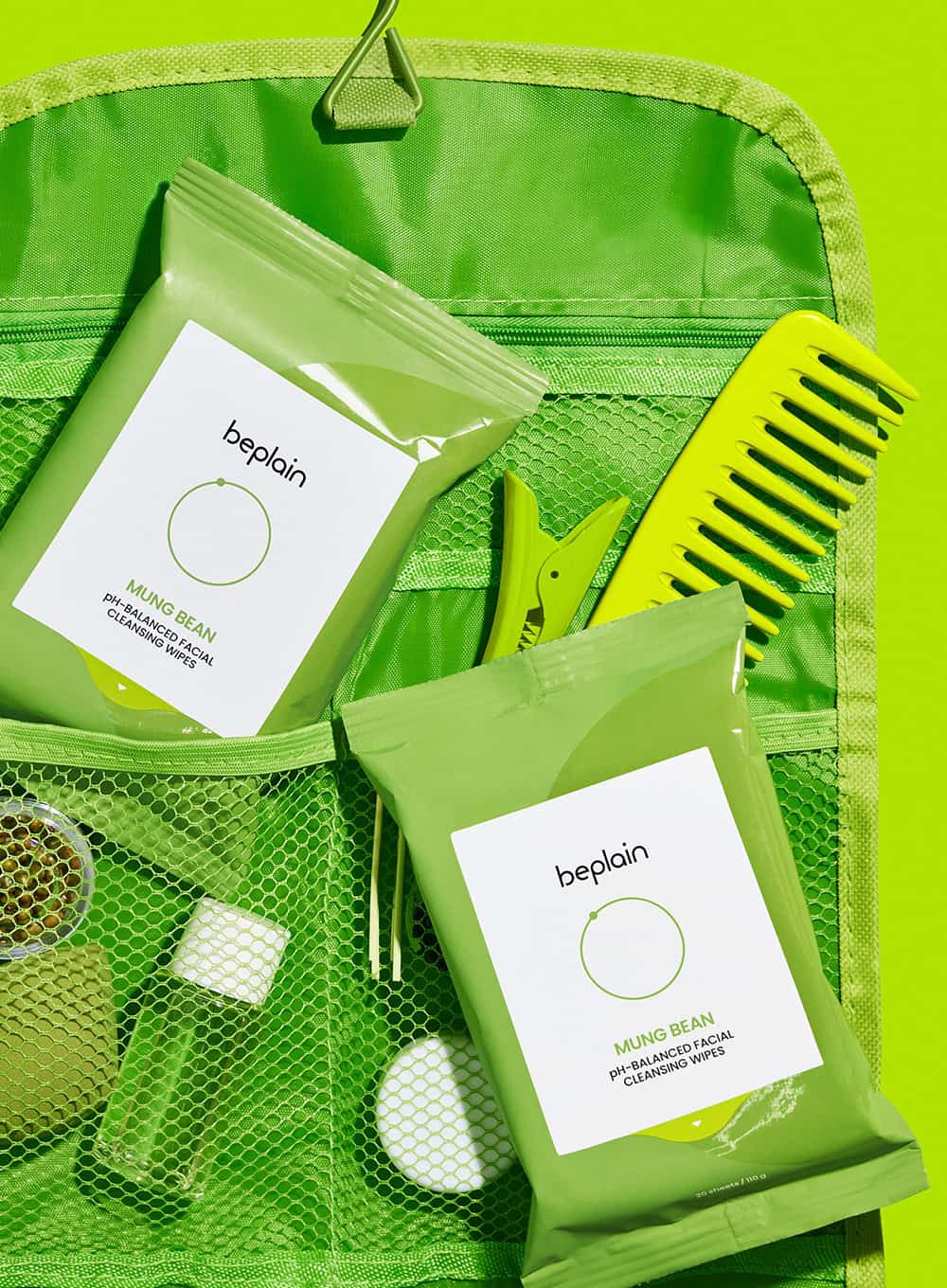 BEPLAIN 碧菲音绿豆弱酸性卸妆湿巾 20片