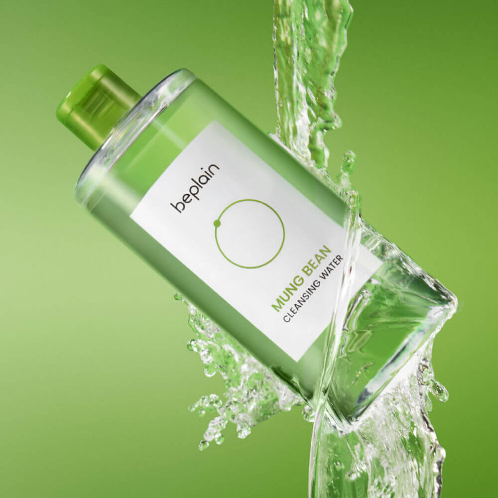 BEPLAIN Mung Bean Cleansing Water: Gentle Micellar & Soothing (400ml)