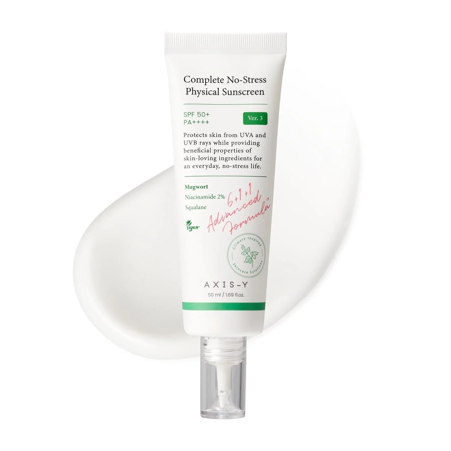 AXIS-Y No-Stress Physical Sunscreen V.3 SPF 50+ (50ml)