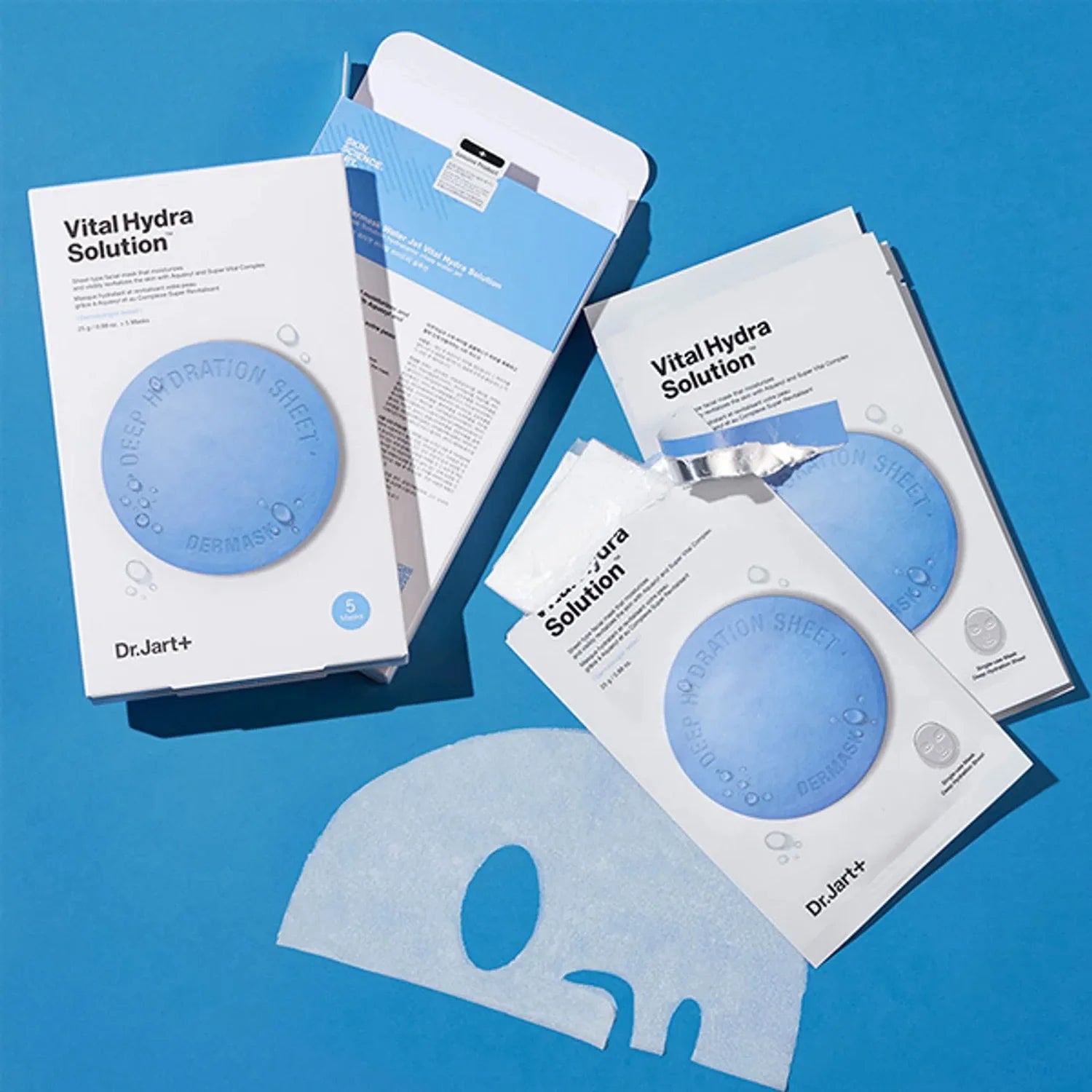 DR. JART+ Vital Hydra Solution Mask (5 Pack): Deep Hydration & Dry Skin Relief