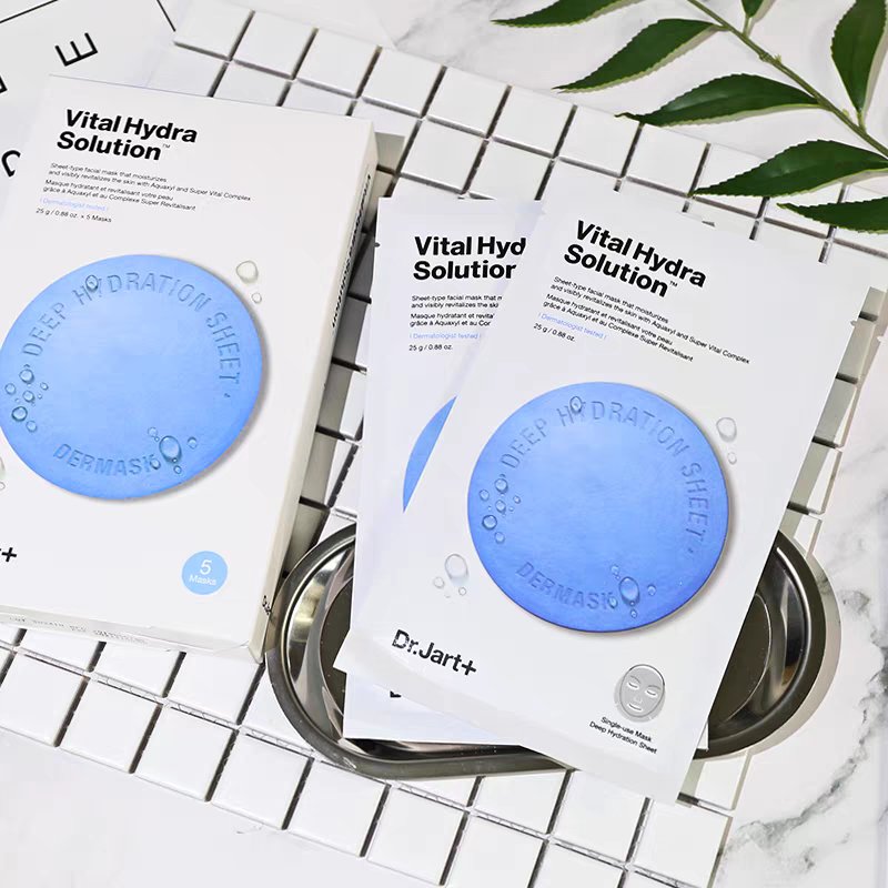 DR. JART+ Vital Hydra Solution Mask (5 Pack): Deep Hydration & Dry Skin Relief
