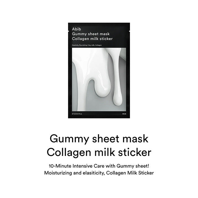 ABIB Gummy Sheet Mask Collagen Milk Sticker (10)