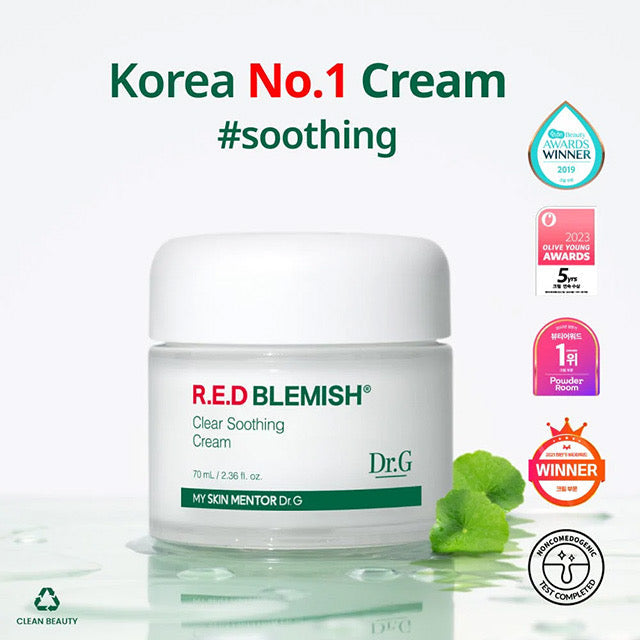 DR. G R.E.D. Soothing Cream: Calming Redness & Sensitive Skin (70ml)