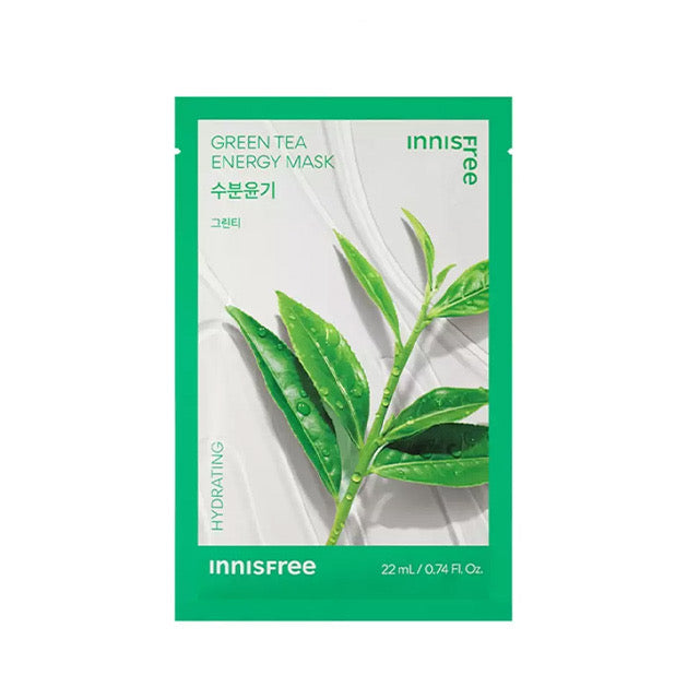 INNISFREE悦诗风吟 能量面膜 绿茶补水 舒缓保湿