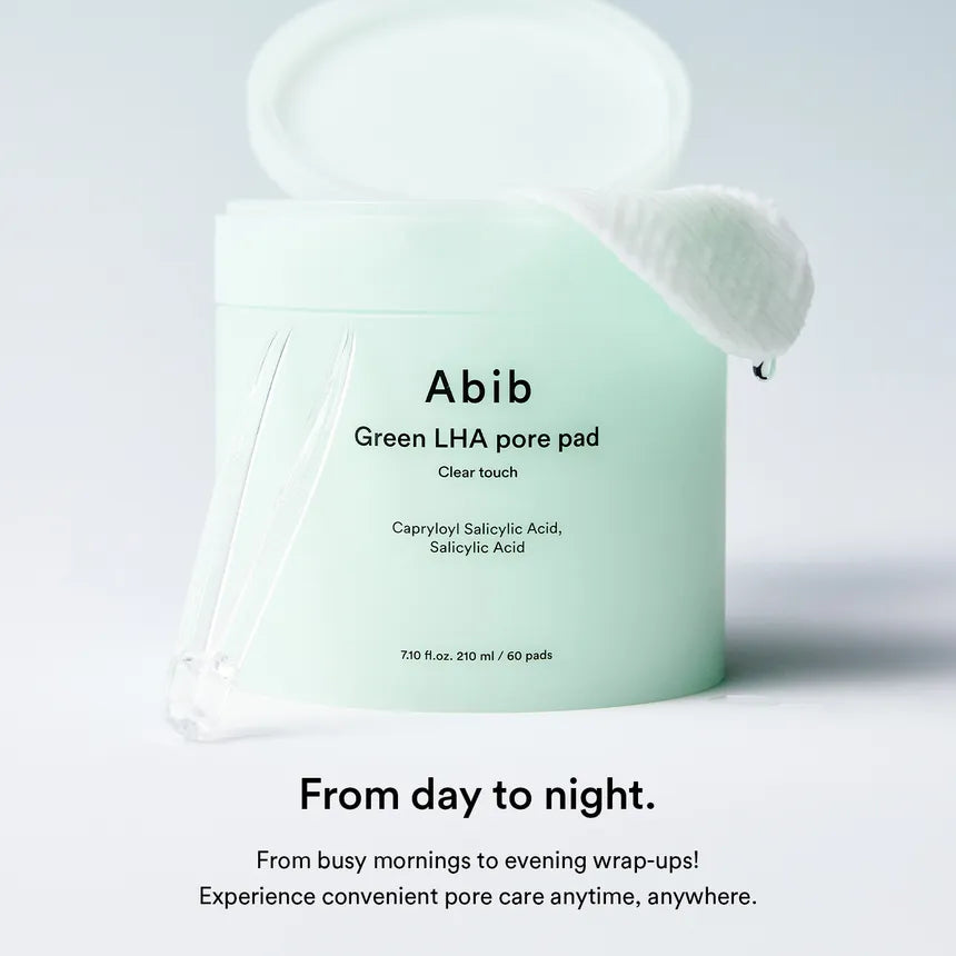 ABIB Green LHA Pore Pad Clear Touch 60pcs