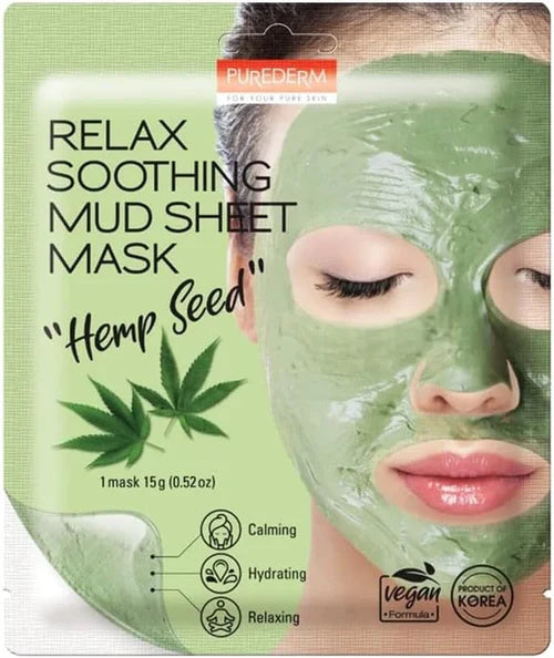 PUREDERM Mud Sheet Mask 15g 3 options
