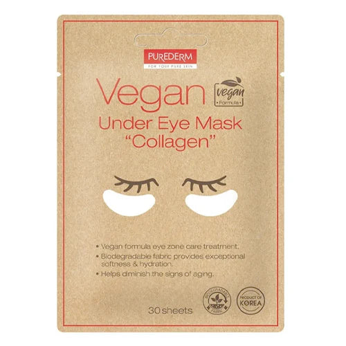 PUREDERM Vegan Under Eye Mask Collagen 30sheet