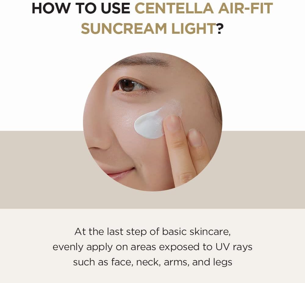 SKIN1004 Madagascar Centella Air-Fit Suncream Light 50ml SPF 30+ PA++++