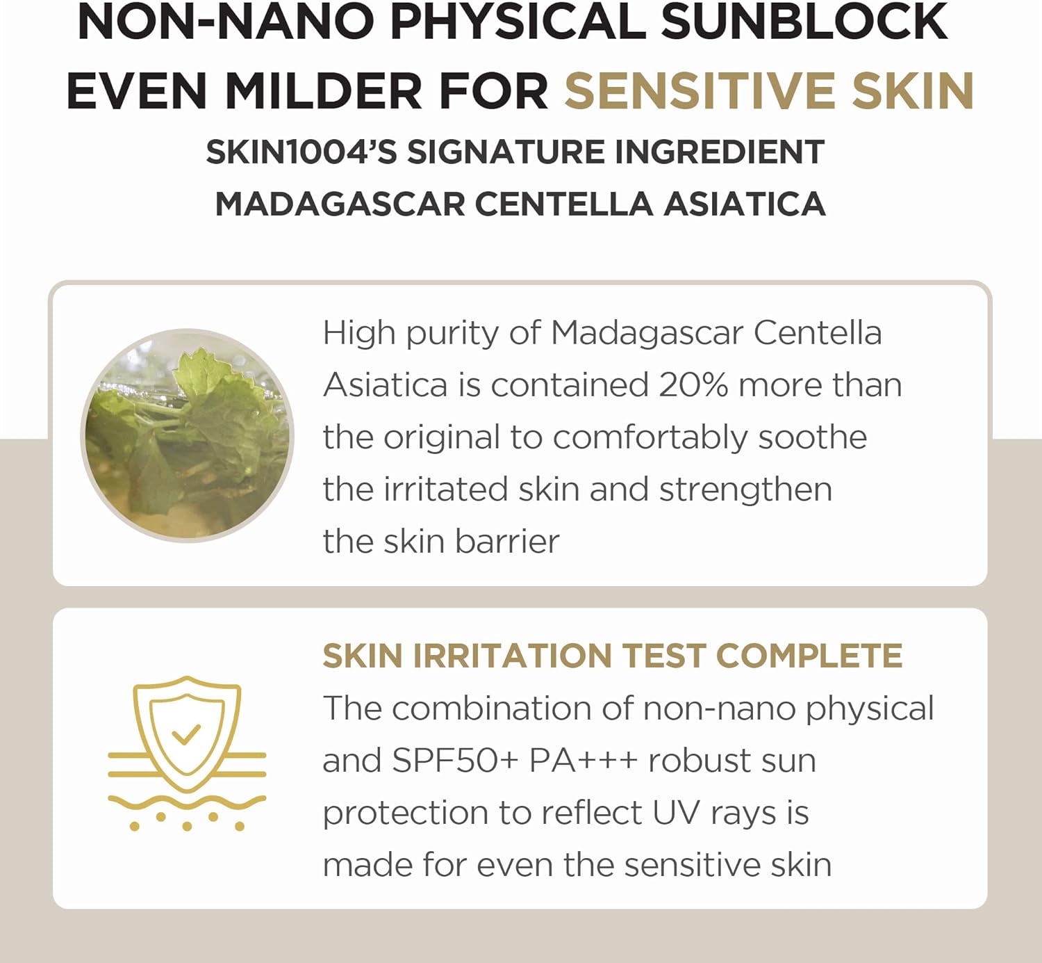 SKIN1004 Madagascar Centella Air-Fit Suncream Plus SPF 50+ PA++++ (50ml)