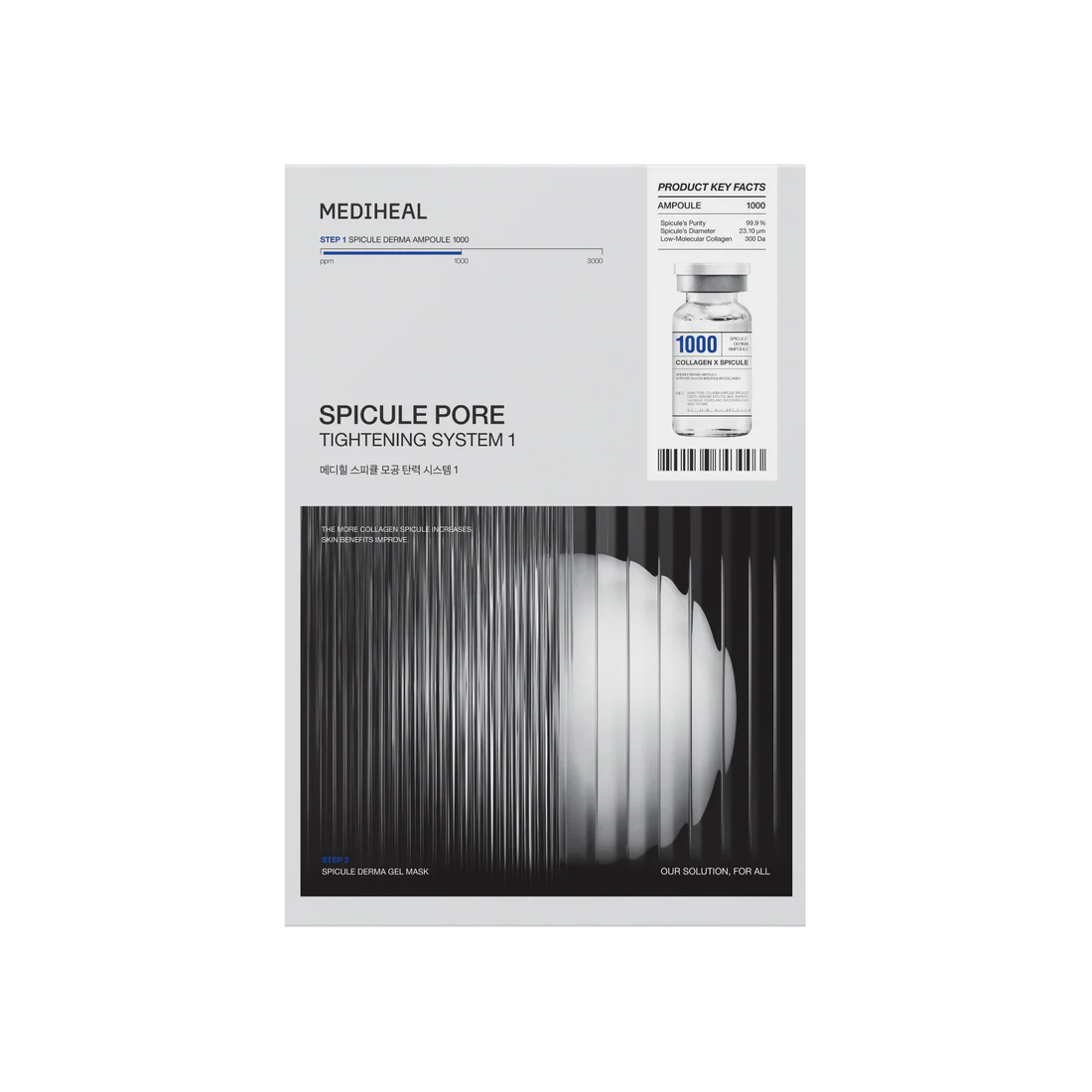 MEDIHEAL Spicule Pore Tightening System 1 Mask (4 Pcs)