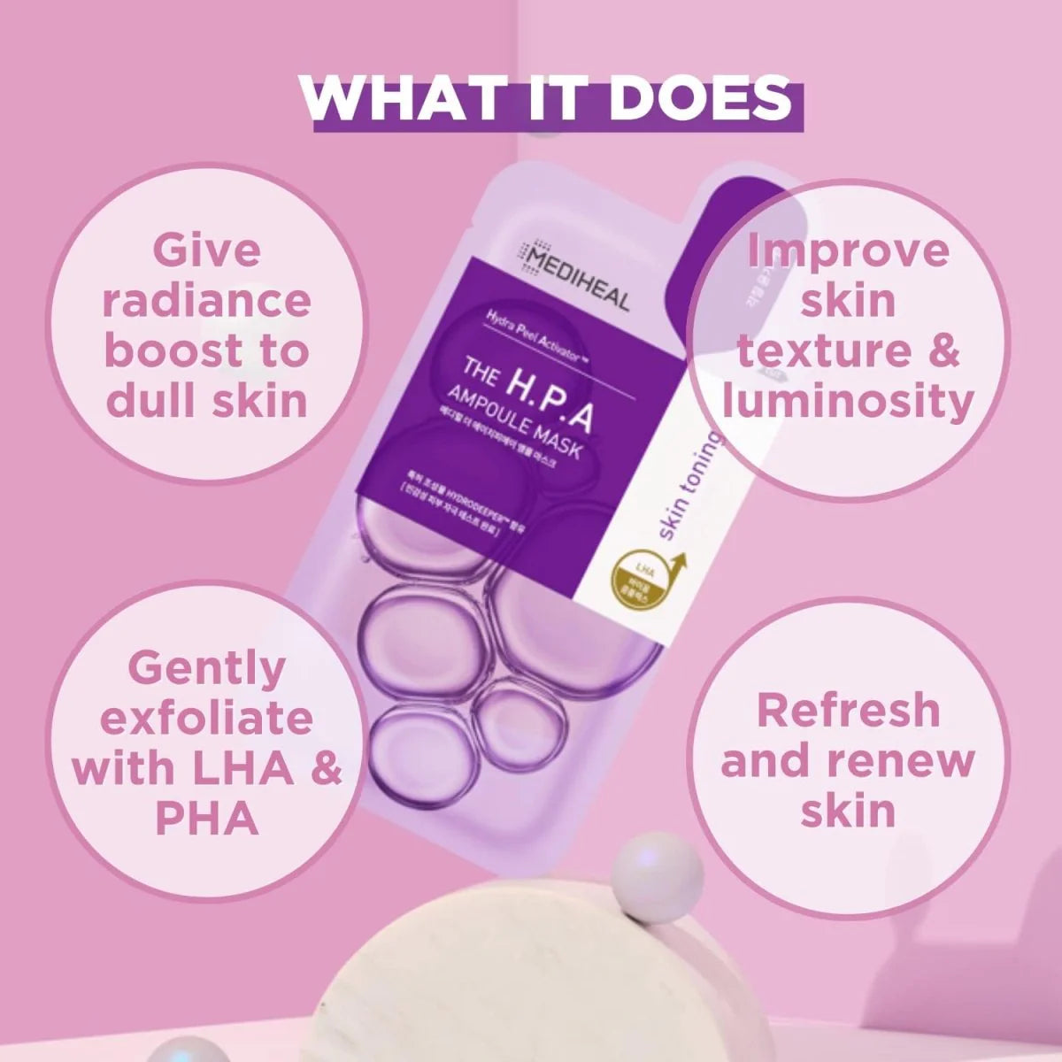 MEDIHEAL Derma Ampoule Mask H.P.A (10 Pcs)