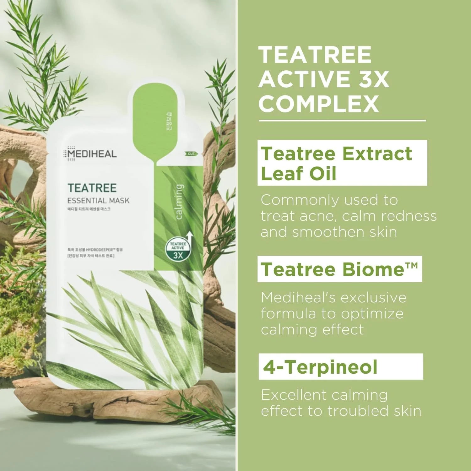 MEDIHEAL Teatree Essential Mask (10 Pcs)